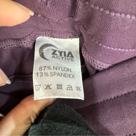 Zyia Plum Purple Athletic Joggers Sweats Loungewear Active - Picture 5 of 5